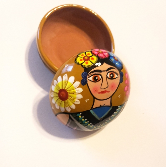💙💚💛🧡💜Beautiful Handmade Frida Kahlo Jewelry box 💜🧡💛💚💙 - Picture 2 of 8